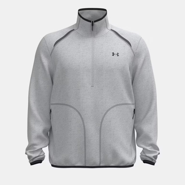 UA Unstoppable Fleece ½ Zip M Mod Gray