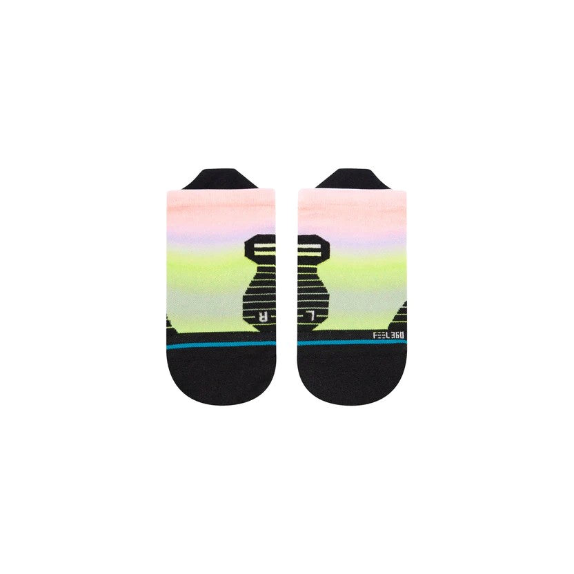 Stance All-time Tab Sock W Blk/Yel/Pnk