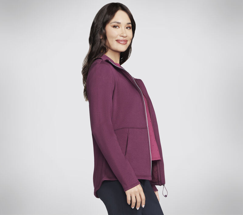 Skechers GO SNUGGLE Jacket W Burgundy