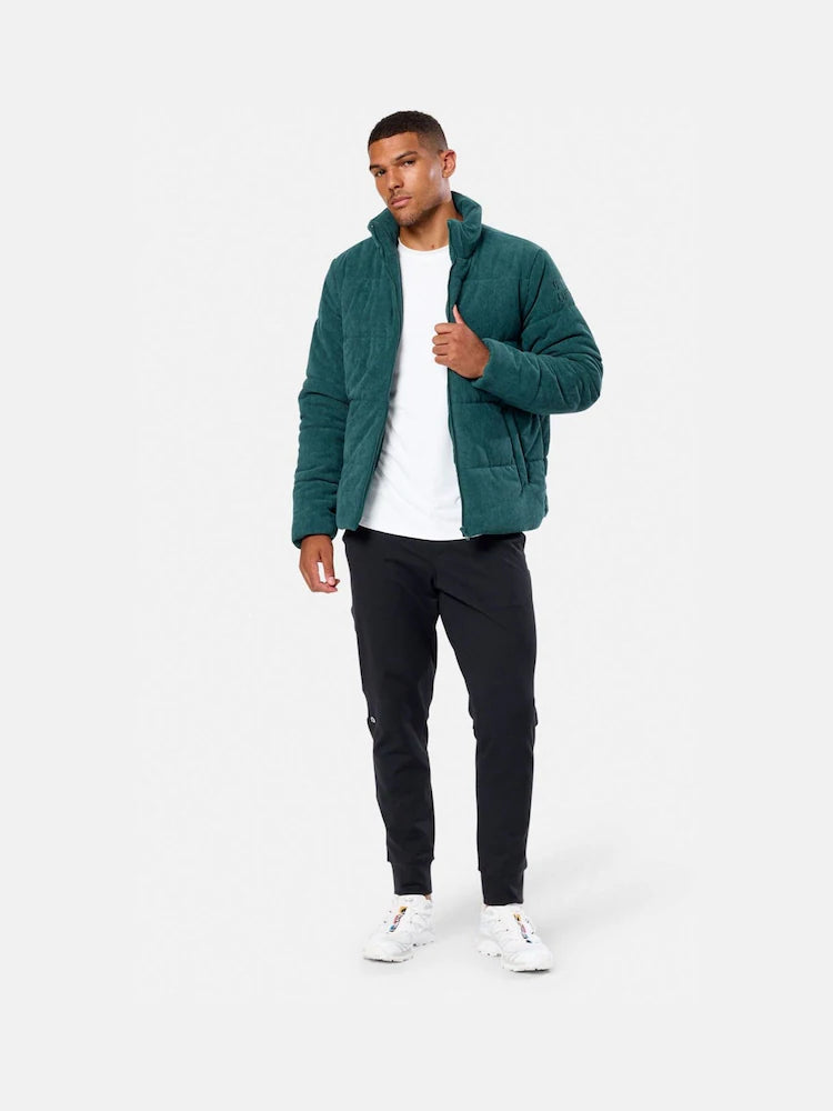 Gym + Coffee Cord Puffer U Amazon Green
