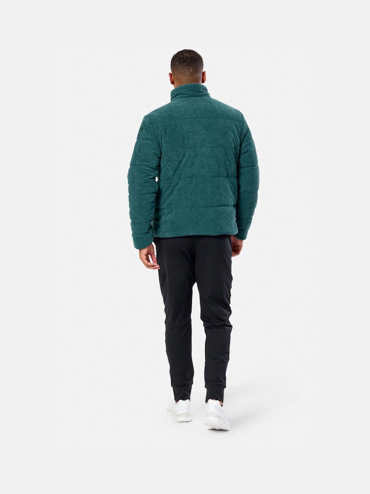 Gym + Coffee Cord Puffer U Amazon Green