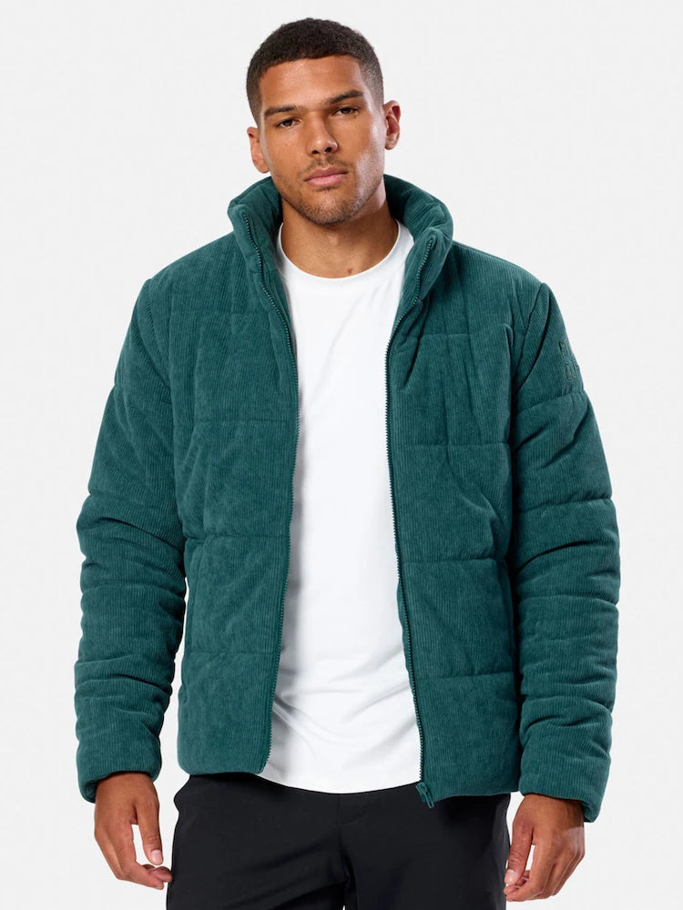 Gym + Coffee Cord Puffer U Amazon Green