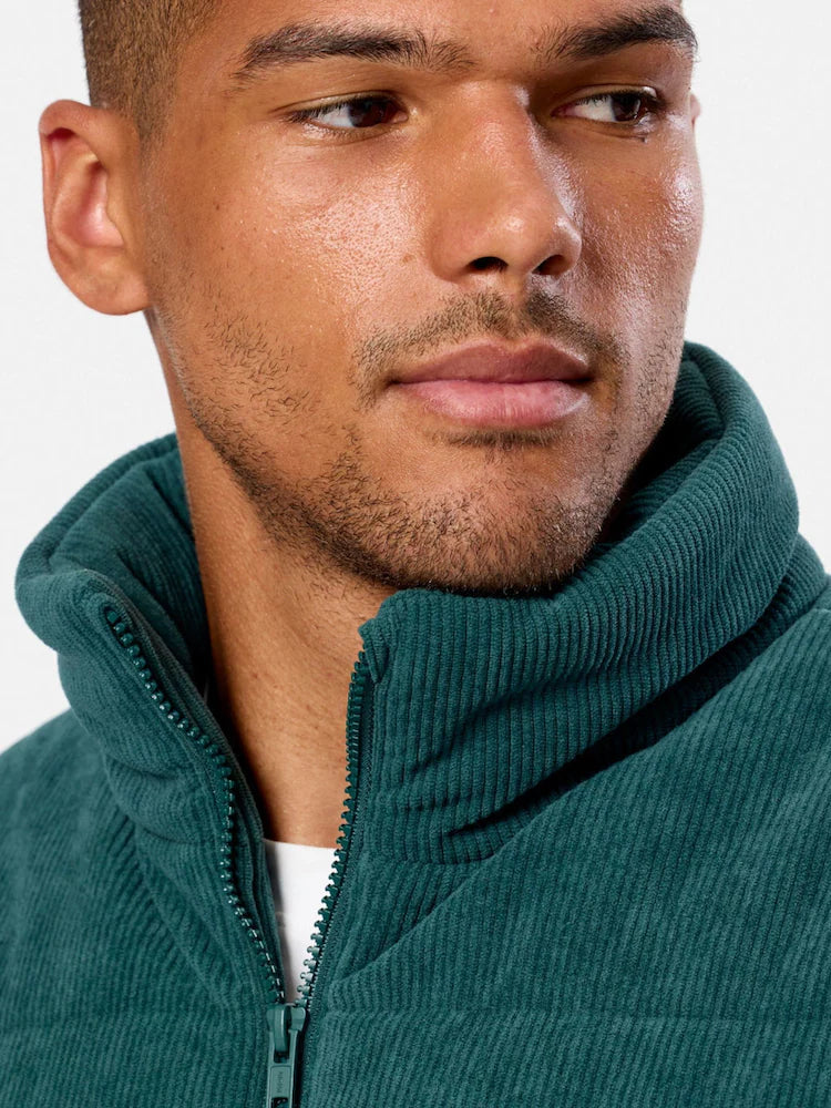 Gym + Coffee Cord Puffer U Amazon Green