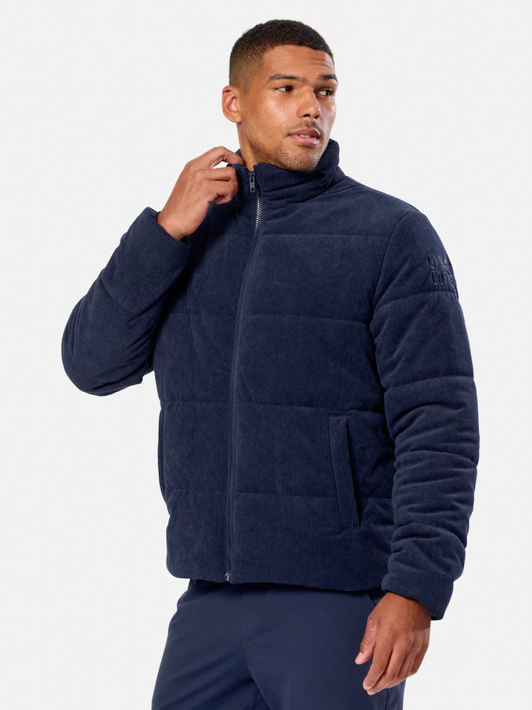 Gym + Coffee Cord Puffer U Twilight Navy