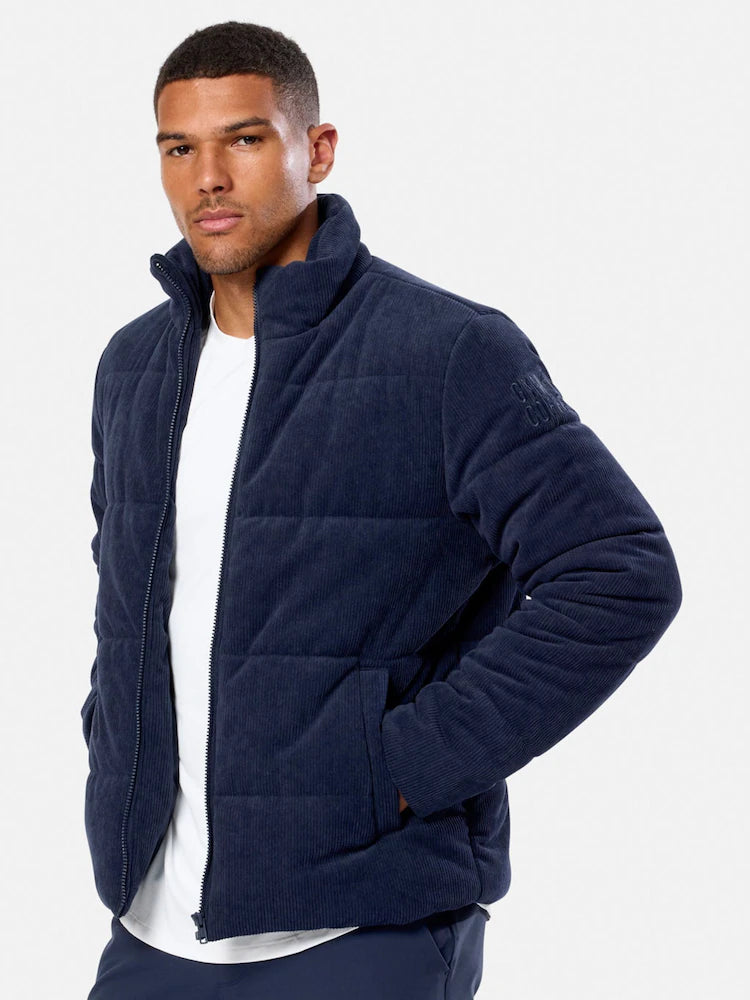 Gym + Coffee Cord Puffer U Twilight Navy