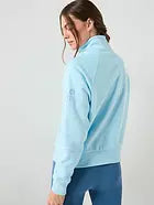 Gym + Coffee Clubhouse Quarter Zip W Baby Blue