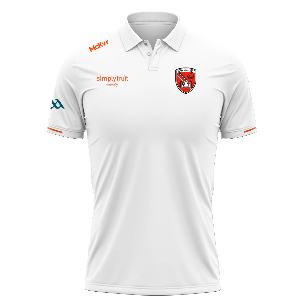 Armagh GAA Official Vital Polo Top Adults White