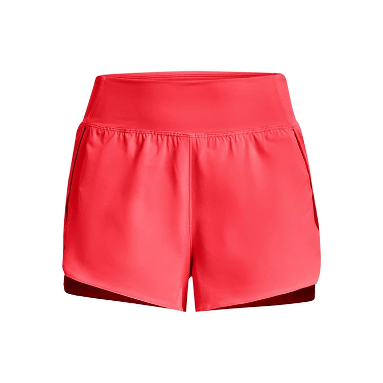 UA Vanish 2-in-1 Shorts W Red/Black