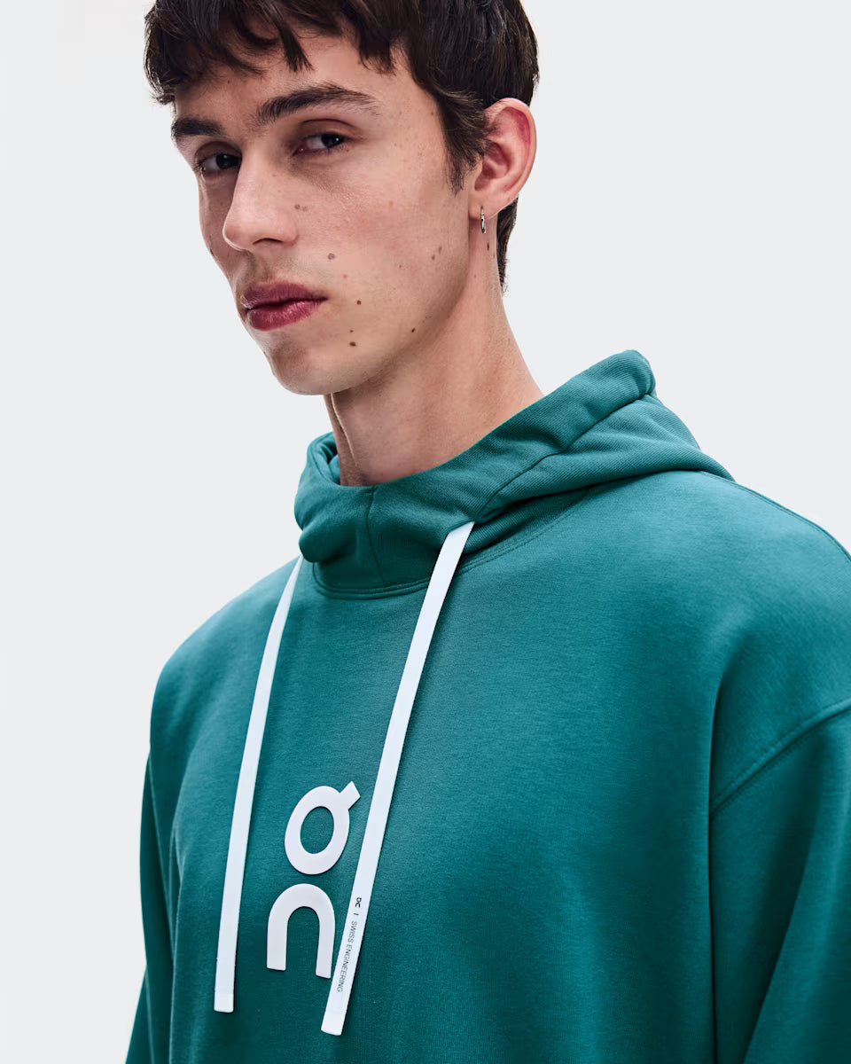 ON Running Club Hoodie M Storm