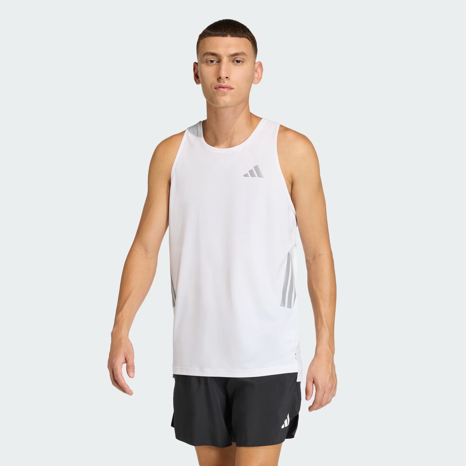 Adidas ADI365 CLIMACOOL Running Tank Top M White