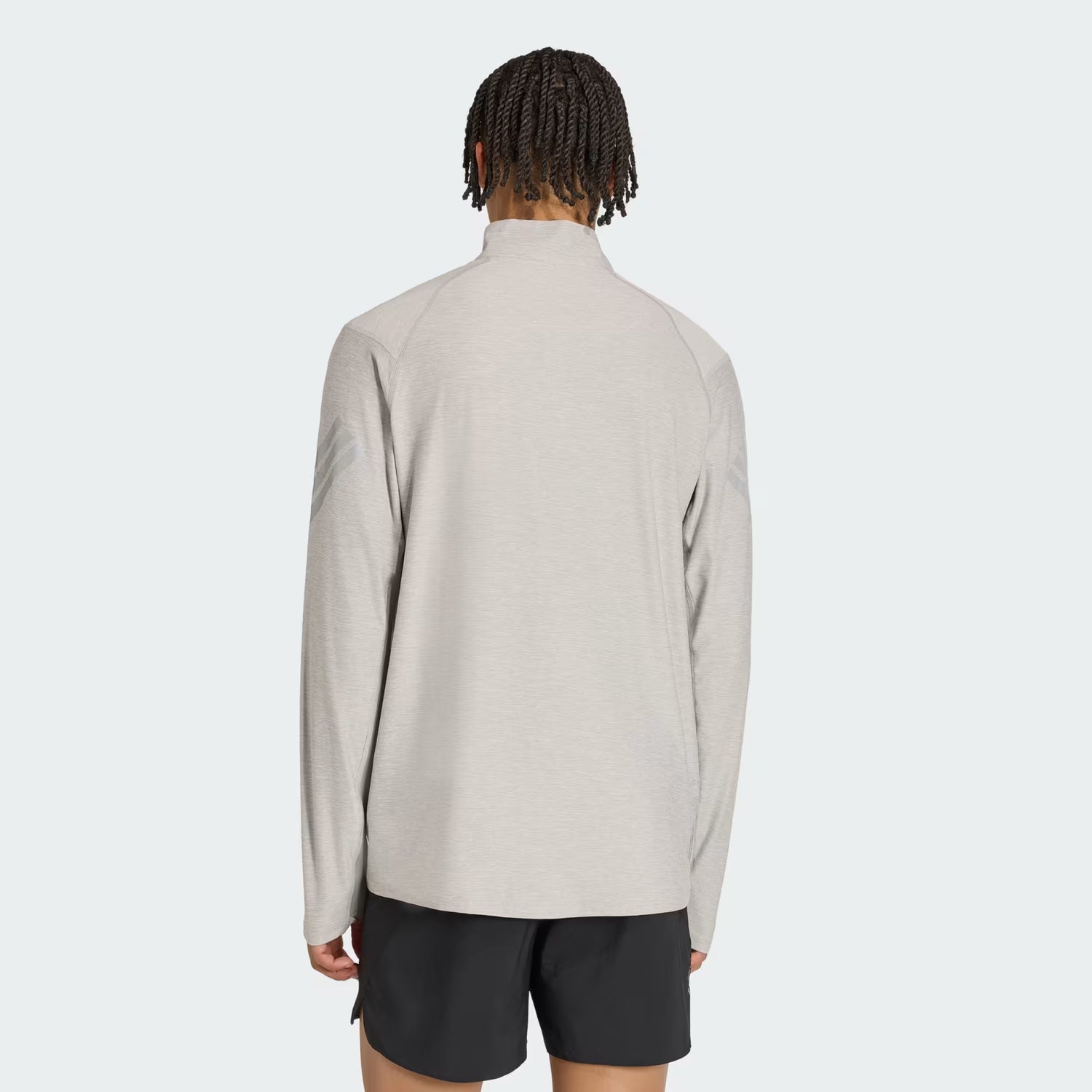 Adidas ADI365 Iconic 1/2 Zip Sweatshirt M Grey