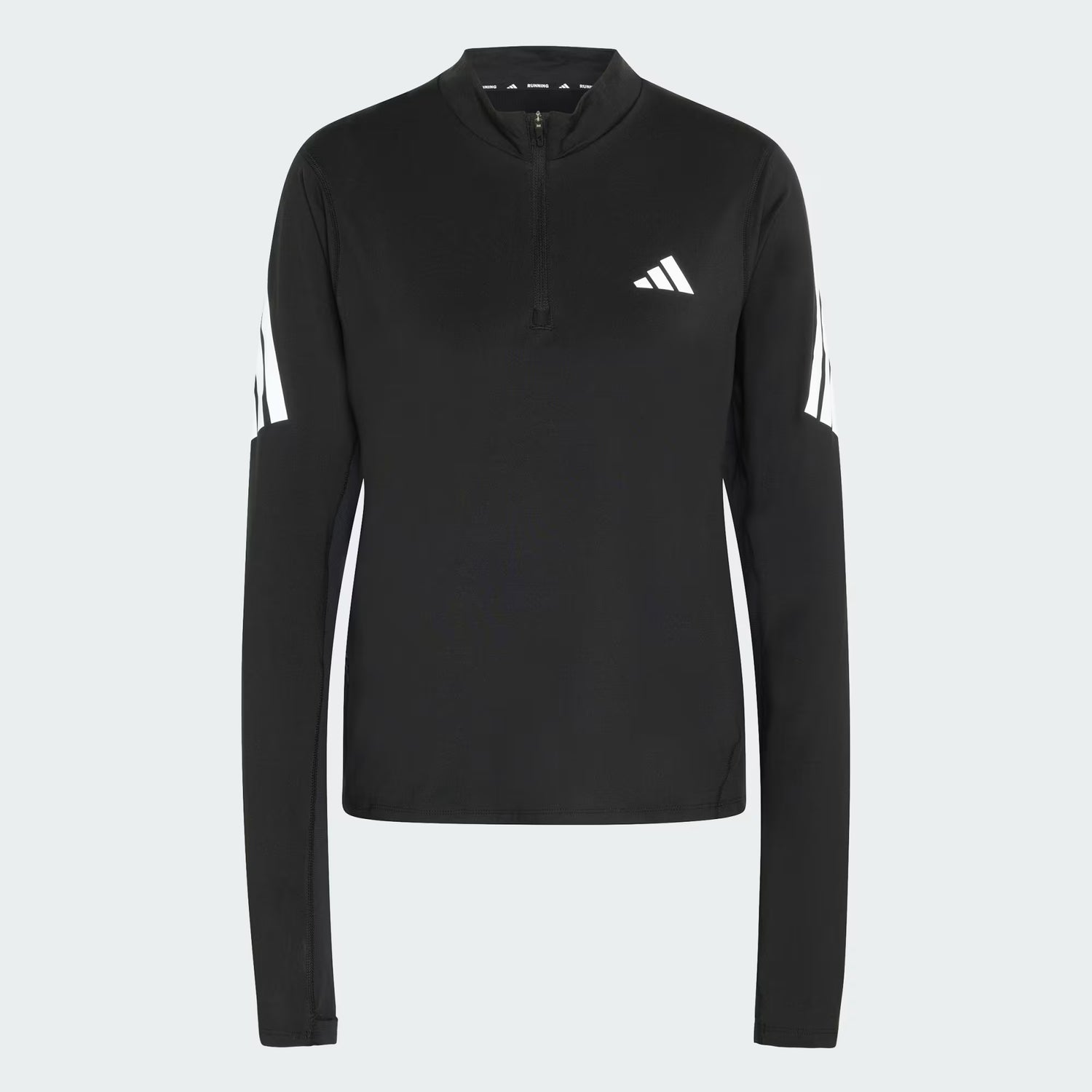 Adidas ADI365 Iconic Running 1/2 Zip W Black