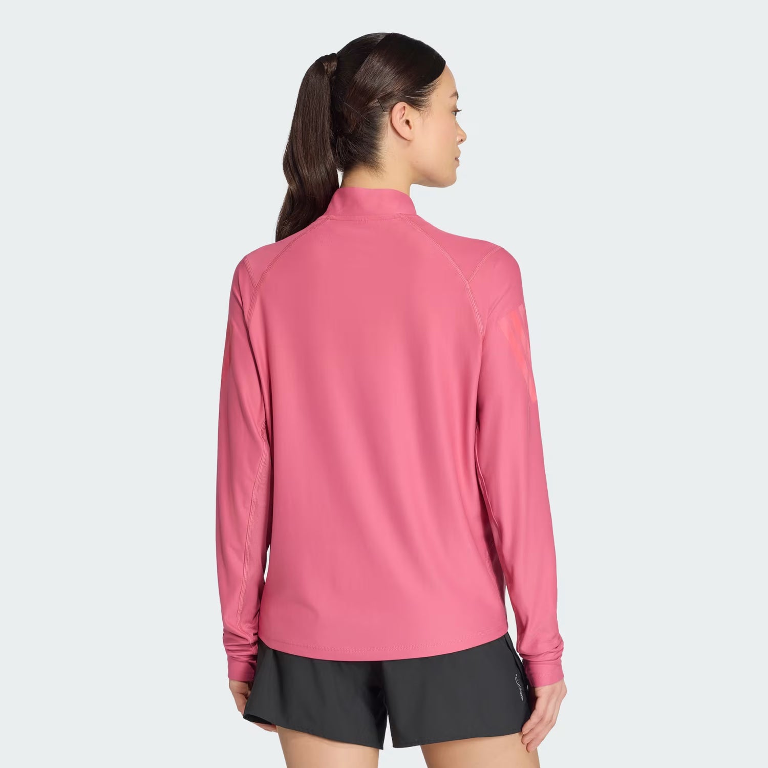 Adidas ADI365 Iconic Running 1/2 Zip W Dual Magenta