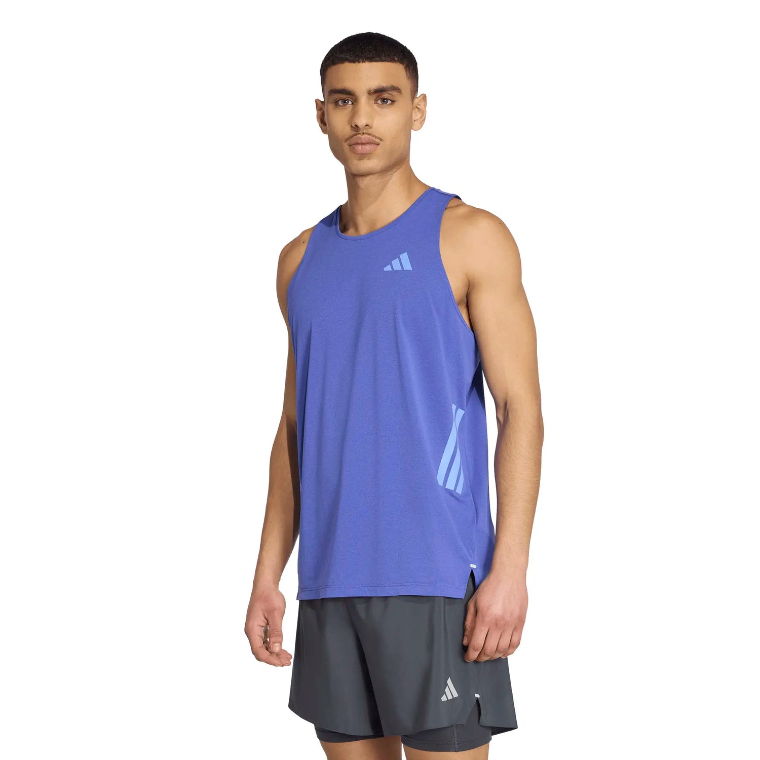 Adidas ADI365 CLIMACOOL Running Tank Top M Indigo