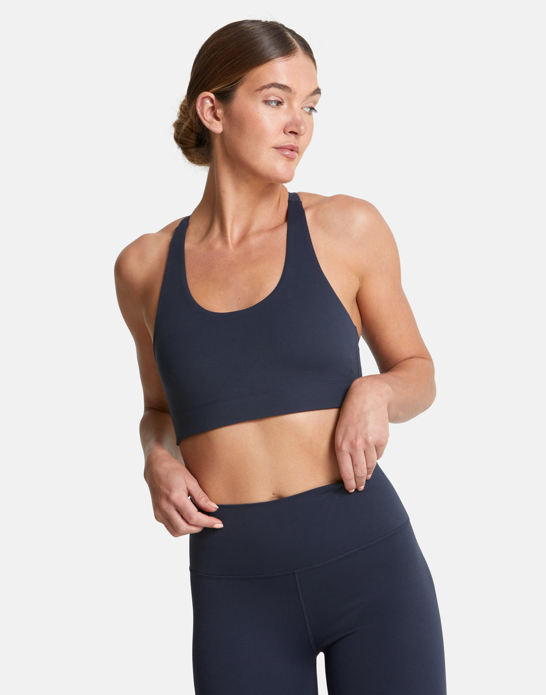 Gym + Coffee Aurora Bra W Navy