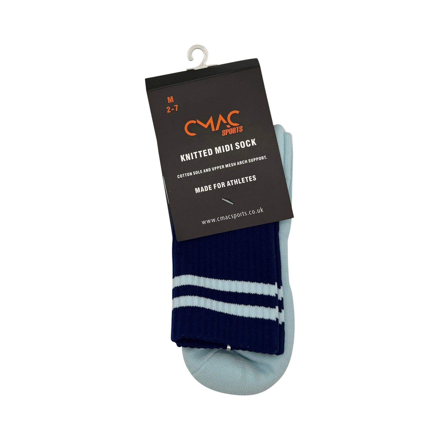 CMAC Midi Sock Sky/Navy