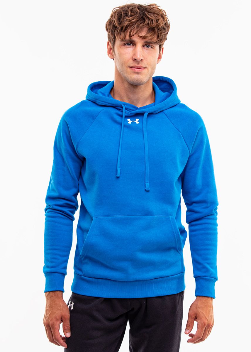 UA Rival Fleece Hoodie M Phantom Blue