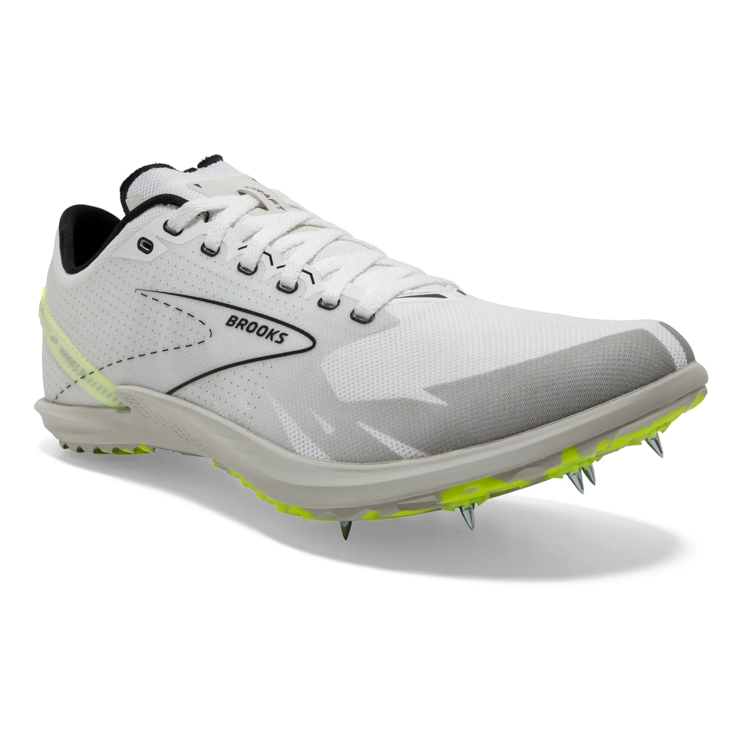 Brooks Draft XC Spikes White