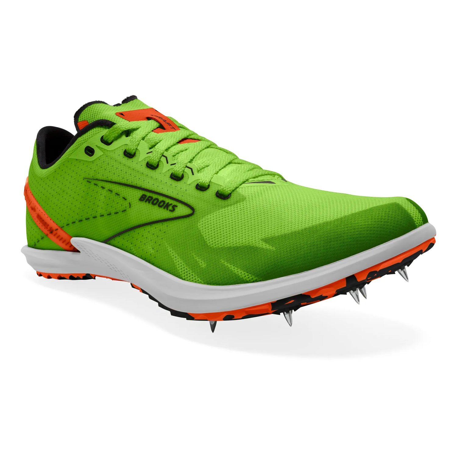 Brooks Draft XC Spikes Green