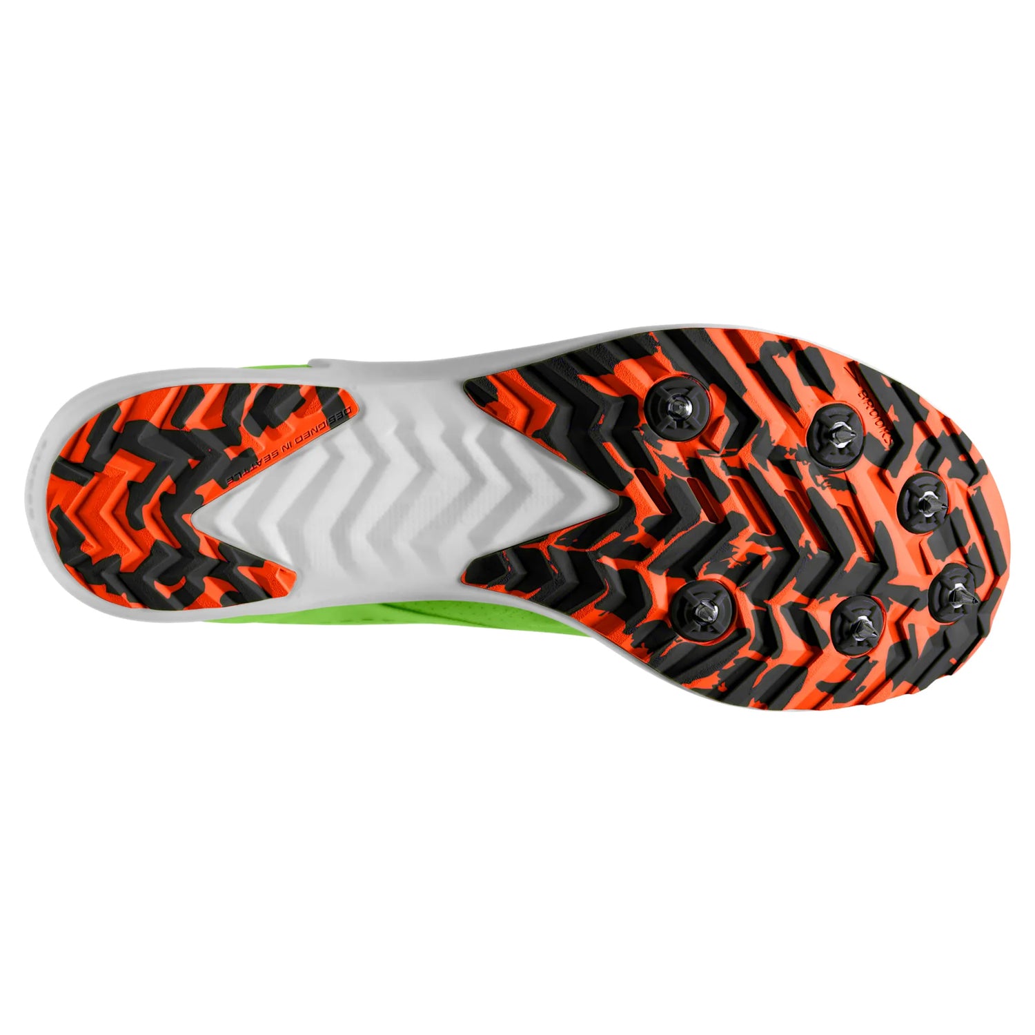 Brooks Draft XC Spikes Green