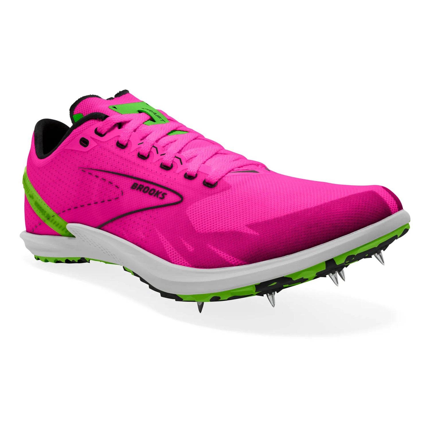 Brooks Draft XC Spikes Pink