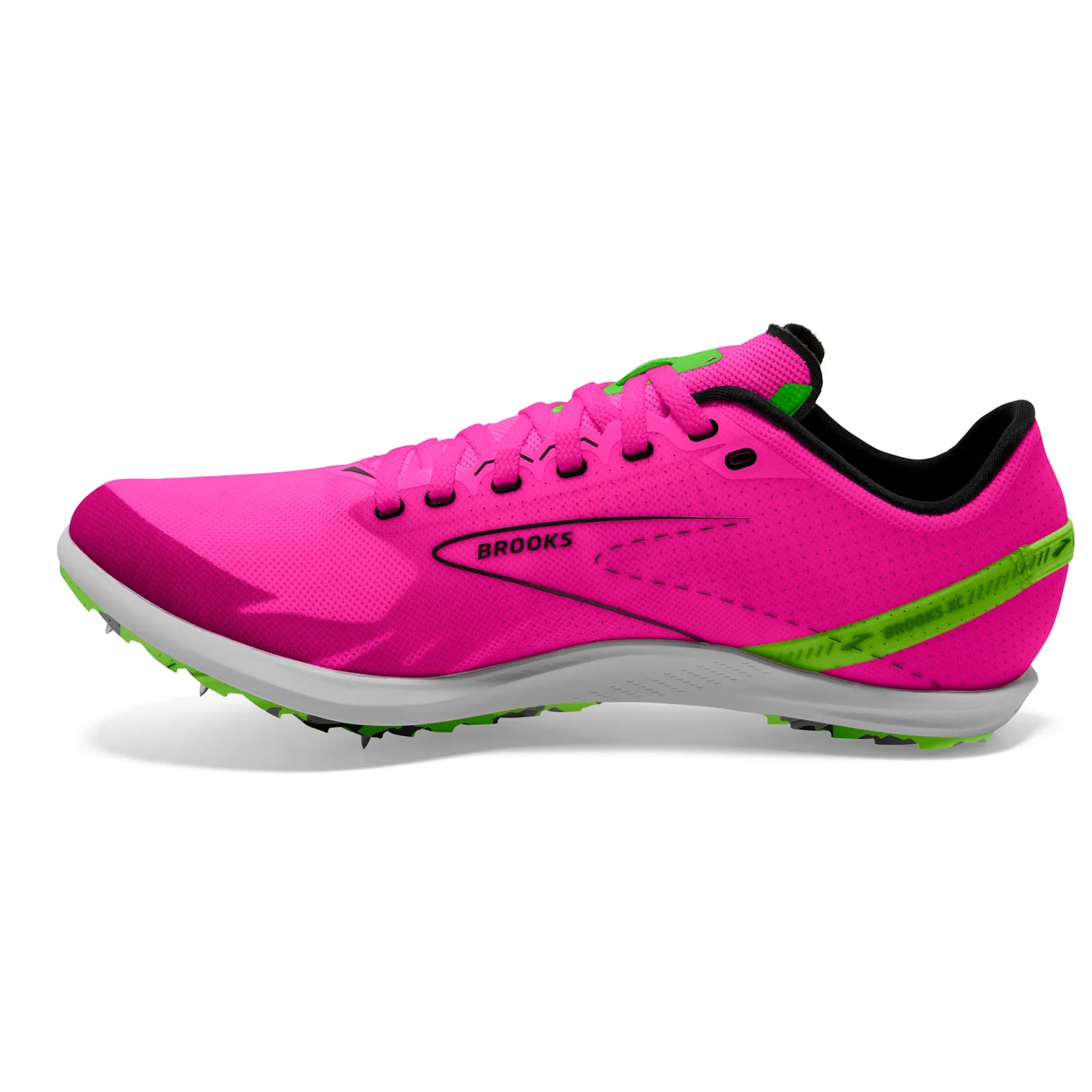 Brooks Draft XC Spikes Pink