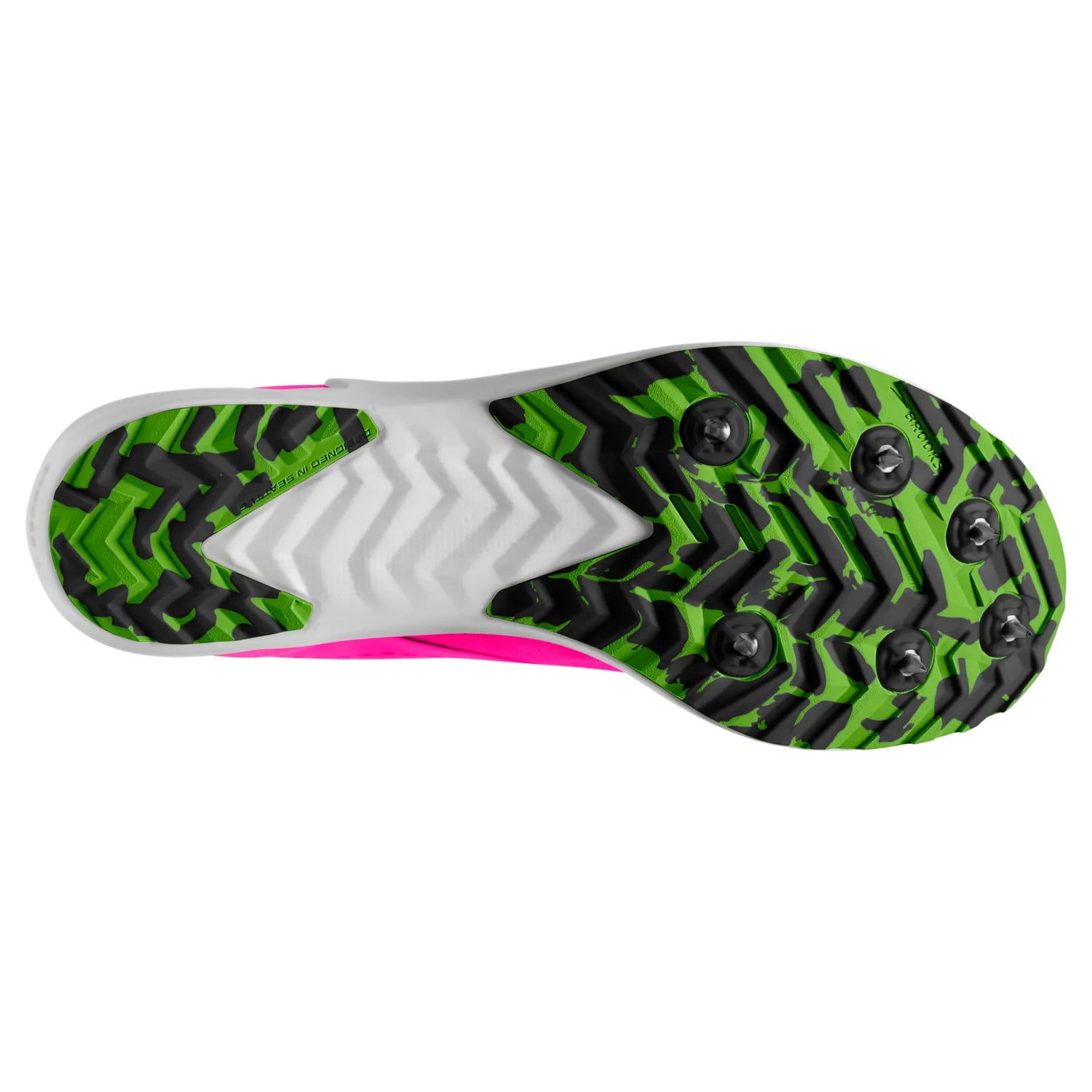 Brooks Draft XC Spikes Pink