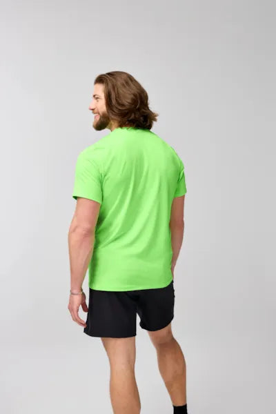 Brooks LUXE SS Tee M Htr Neo Limeade