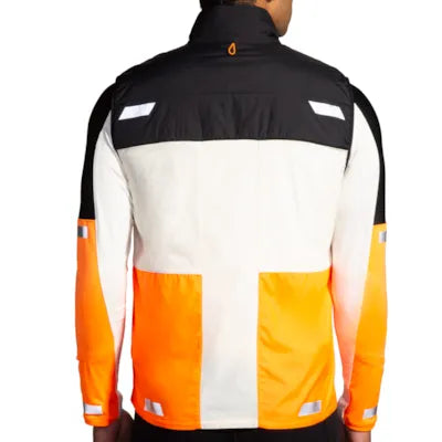 Brooks Run Visible Insulated Vest 2.0 M Ecru