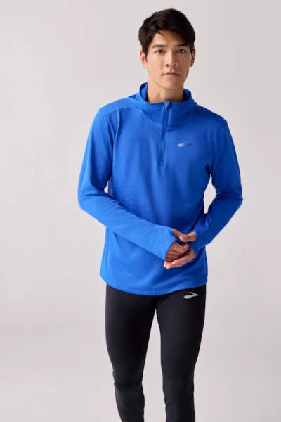 Brooks Notch Thermal Hoodie 3.0 M Neo Blue