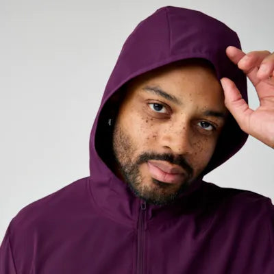 Brooks Canopy Jacket M Burgundy Blaze