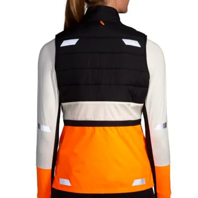 Brooks Run Visible Insulated Vest 2.0 W Ecru