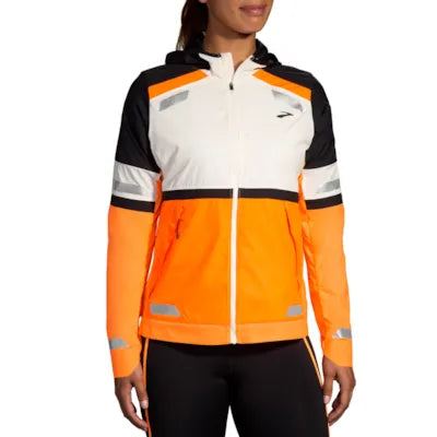 Brooks Run Visible Jacket 2.0 W Ecru/Black