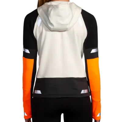 Brooks Run Visible Thermal Hoodie 2.0 W Ecru