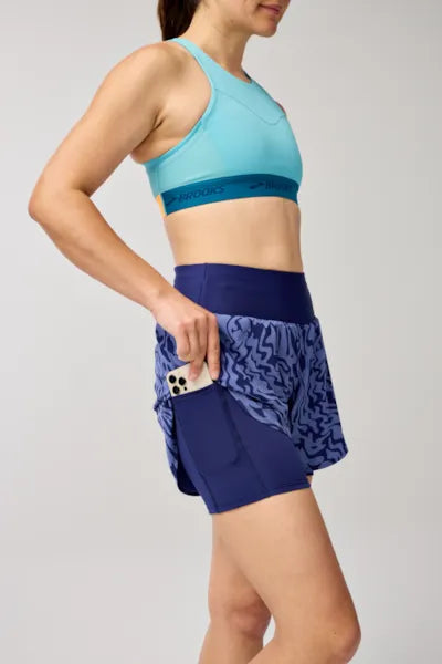 Brooks Chaser 5" 2-in-1 Short 2.0 W Midnight Escape