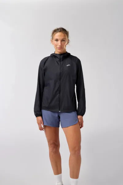 Brooks Canopy Packable Jacket W Black