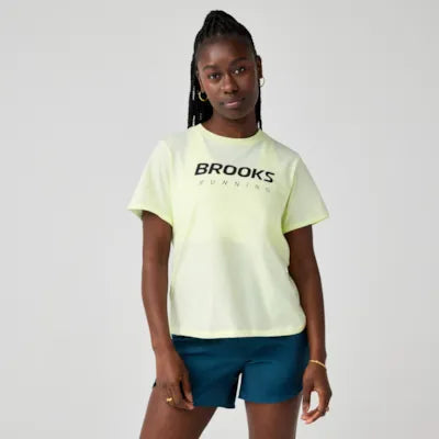 Brooks Graphic Short Sleeve W Luminary/Black
