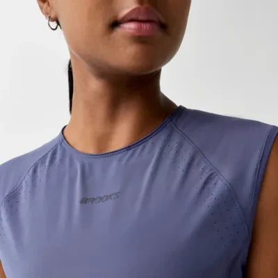 Brooks Women's Dash Cooling Short Sleeve - Nightfall