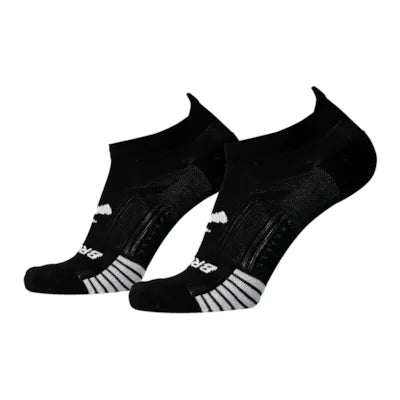 Brooks Ghost Lite No Show Socks 2-Pack Black