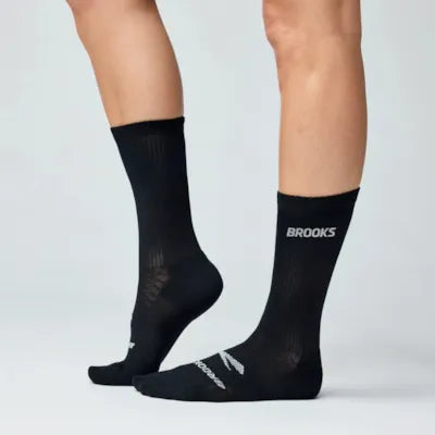 Brooks Run-In Crew 3-Pack Sock Black