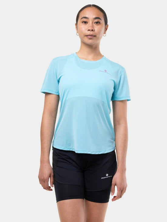 Ronhill Tech S/S Tee W Larimar/Exuberance