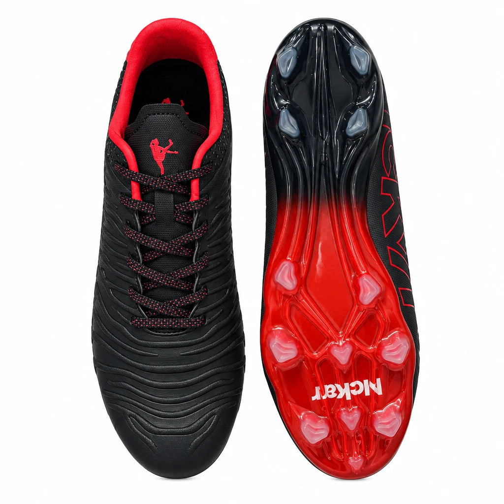 Clifford Club Football Boots - Kids Black/Red