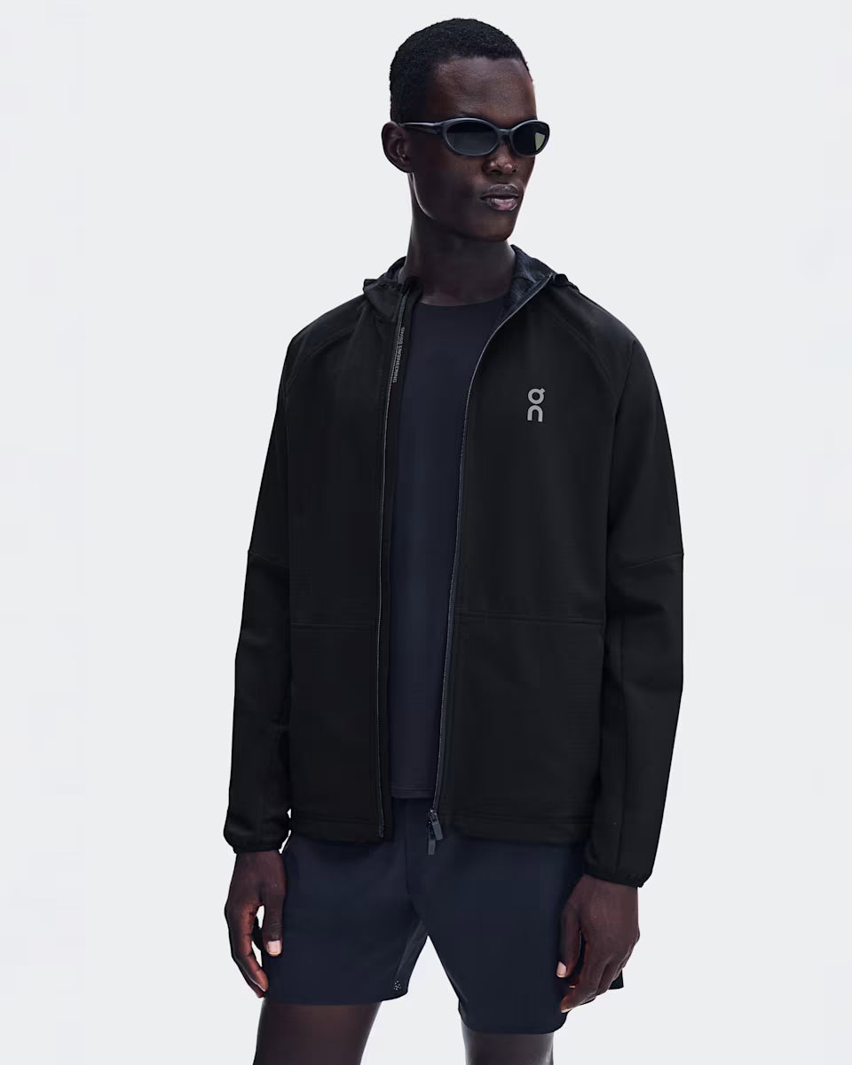 ON Running Weather Hoodie Men Black