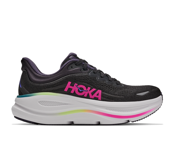 Hoka Bondi 9 Womens Black / Dragonfruit