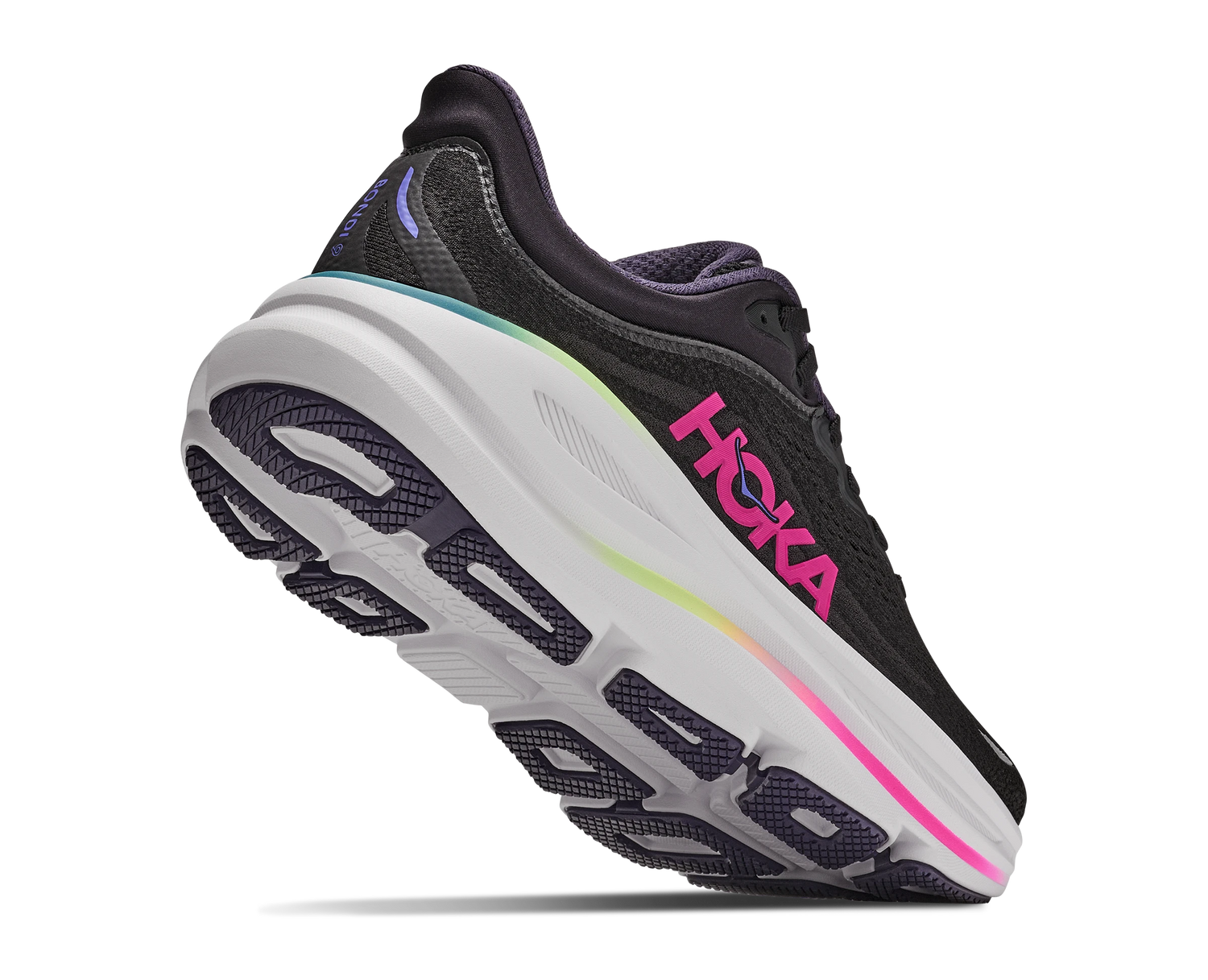 Hoka Bondi 9 Womens Black / Dragonfruit