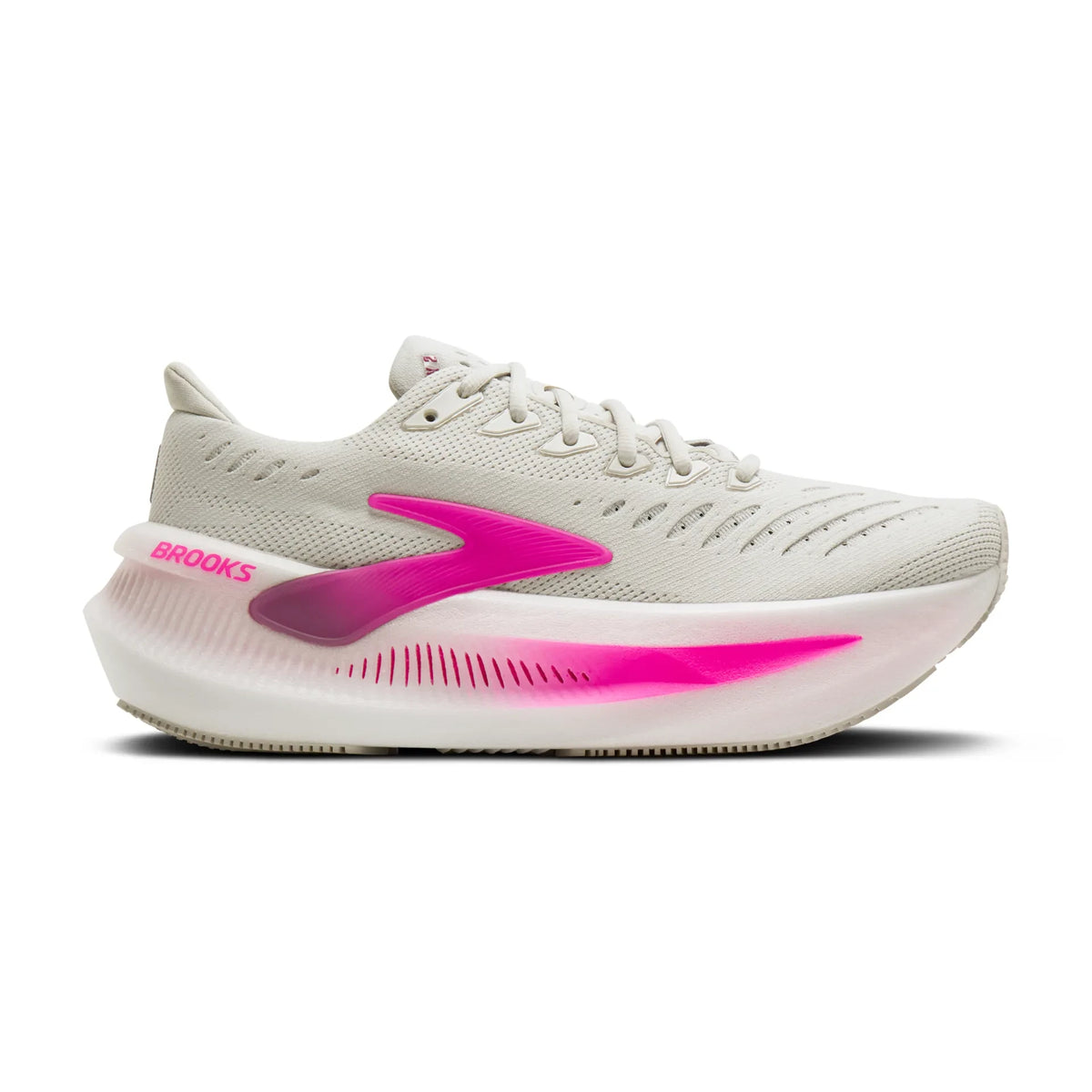 Brooks Glycerin Max 2 W Oyster/Cyber Pink