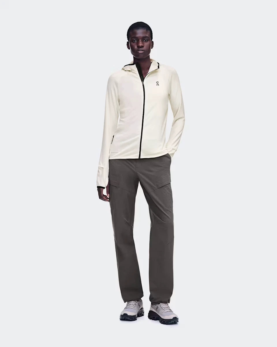 ON Running Climate Zip Hoodie W Hare