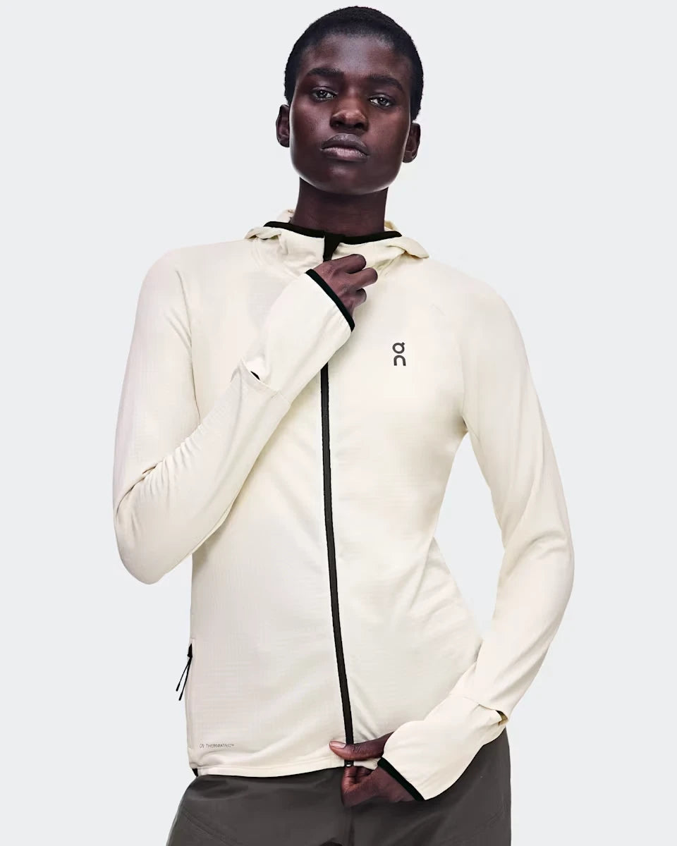 ON Running Climate Zip Hoodie W Hare