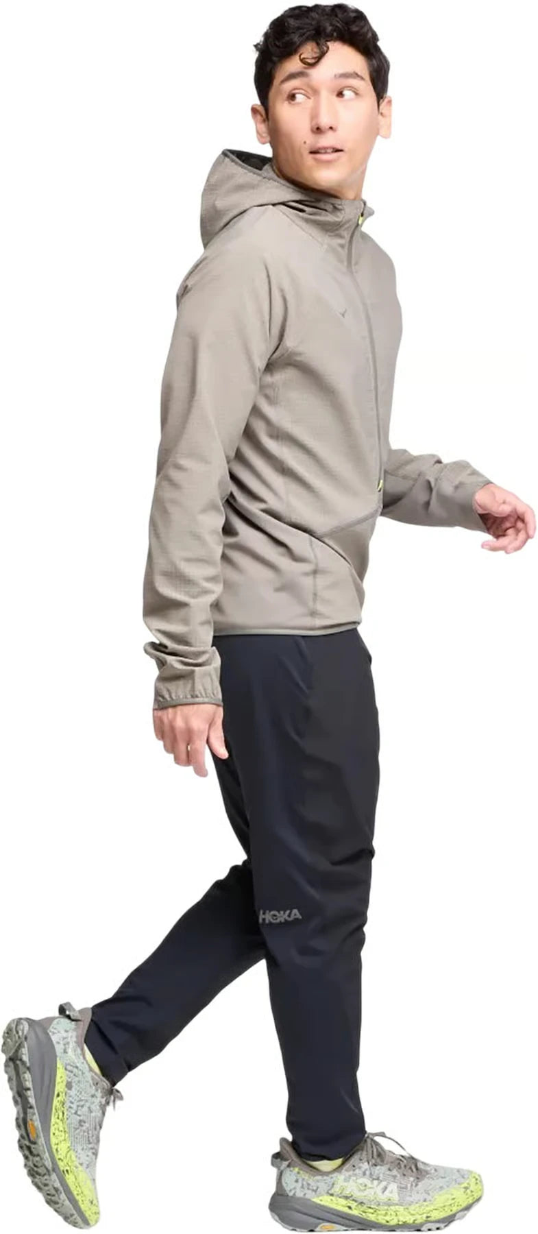 Hoka M Skyglow Half-Zip Pale Grey