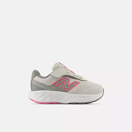 NB 520 Airplane Hook & Loop K Grey/Pink
